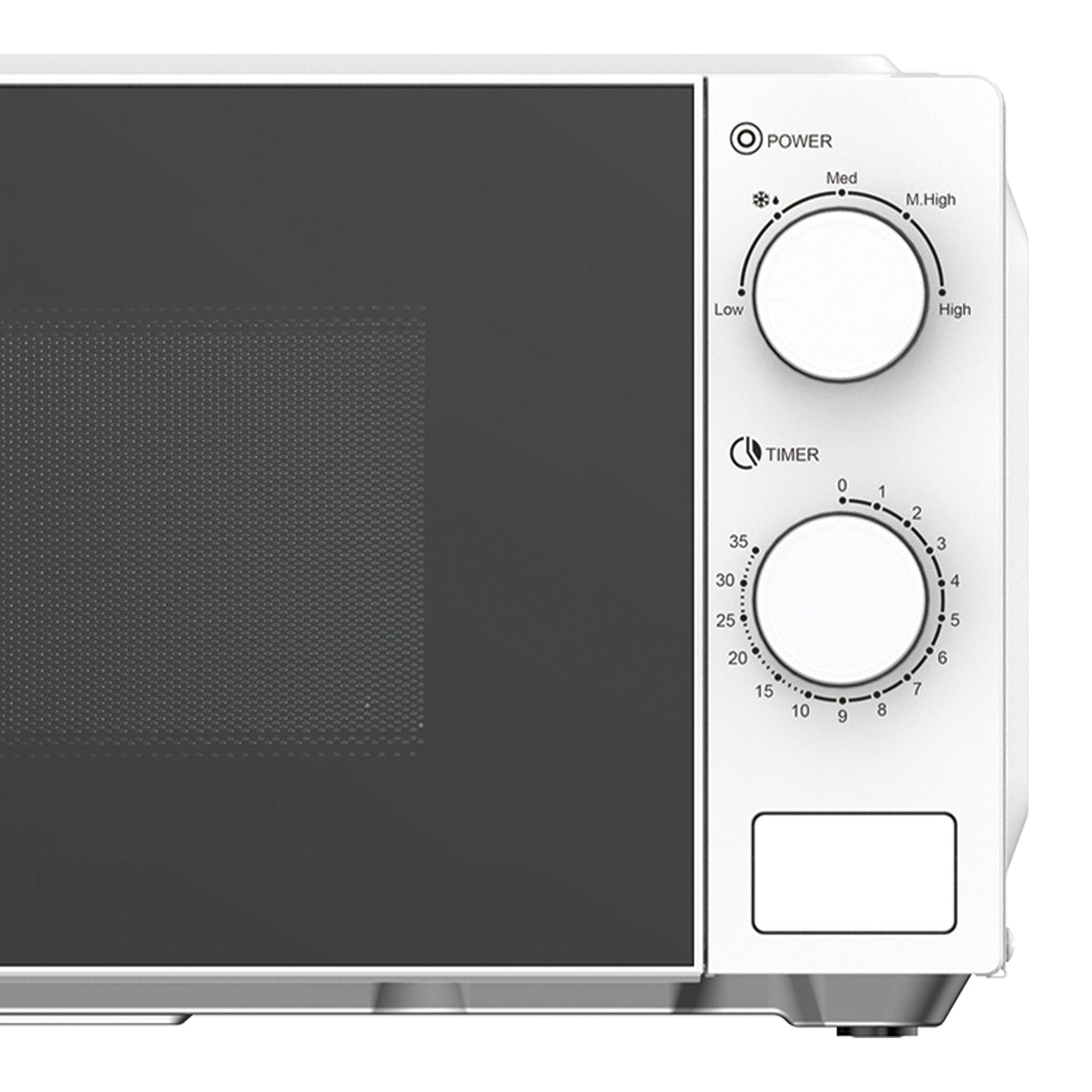 Manual Microwave, 700 W, 20 Litre, 35 Minute Timer, White, Igenix IGMS02071W