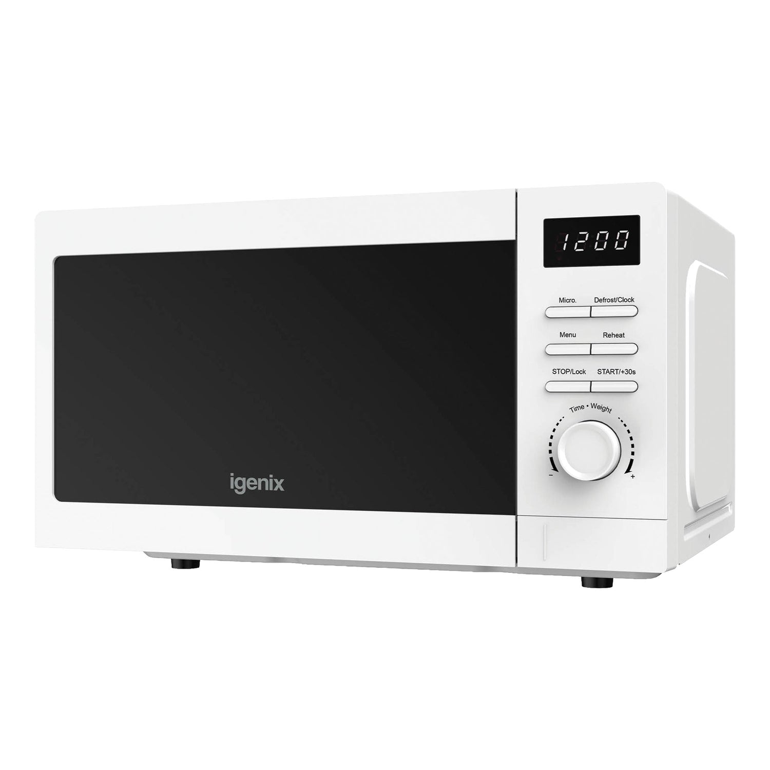 Digital Microwave, 20 Litre, 5 Power Settings, 800W, White IGMS02080W