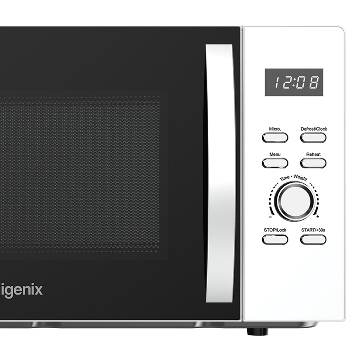 Digital Microwave, 30 Litre, 950W, White, Igenix IGMS03090W