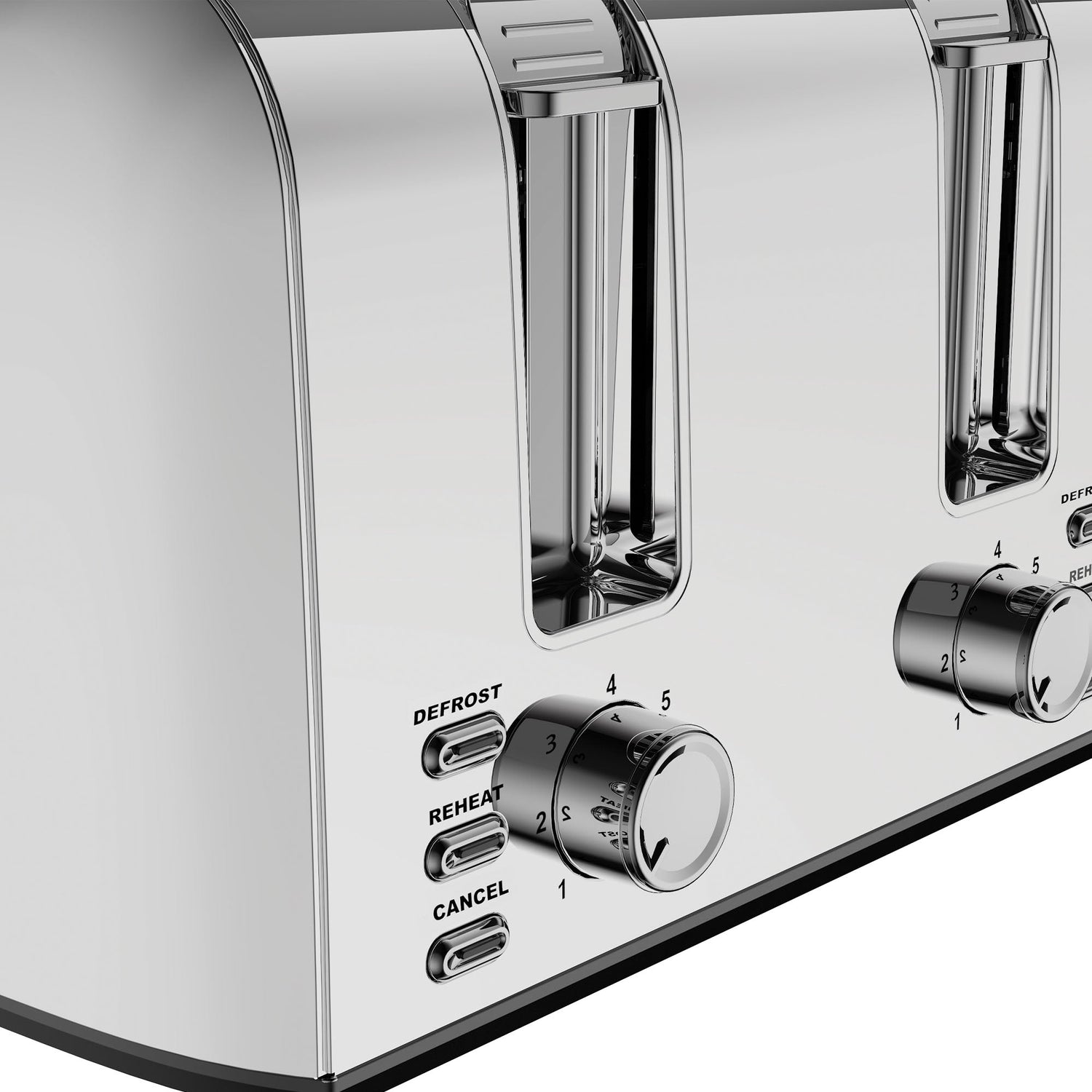 Igenix 1500W 4 Slice Toaster, Stainless Steel