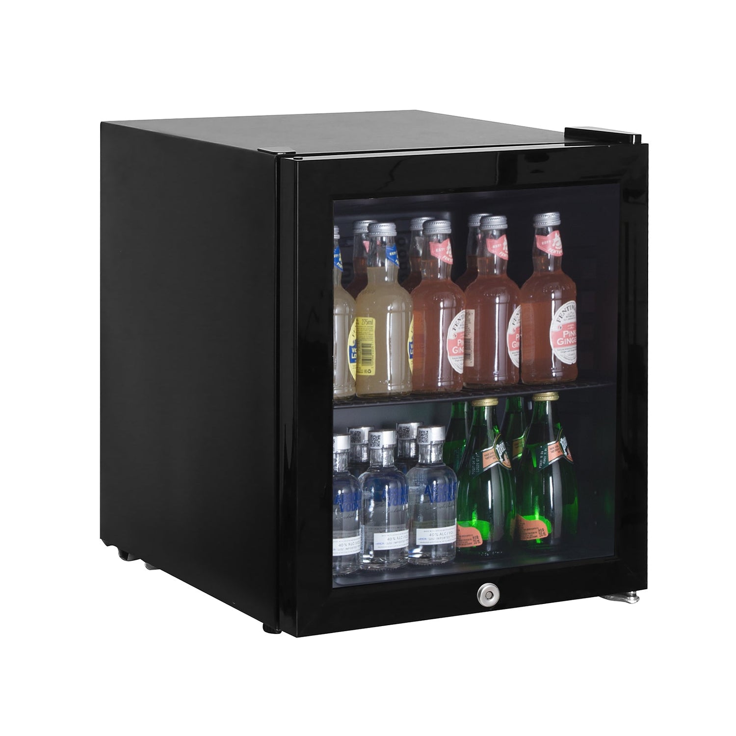 Tabletop Drinks Fridge, 48 Litre, Black