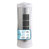 Mini Tower Fan, Oscillating, 12 Inch, White