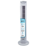 Tower Fan, Oscillating, 7.5 Hour Timer, 29 Inch, White