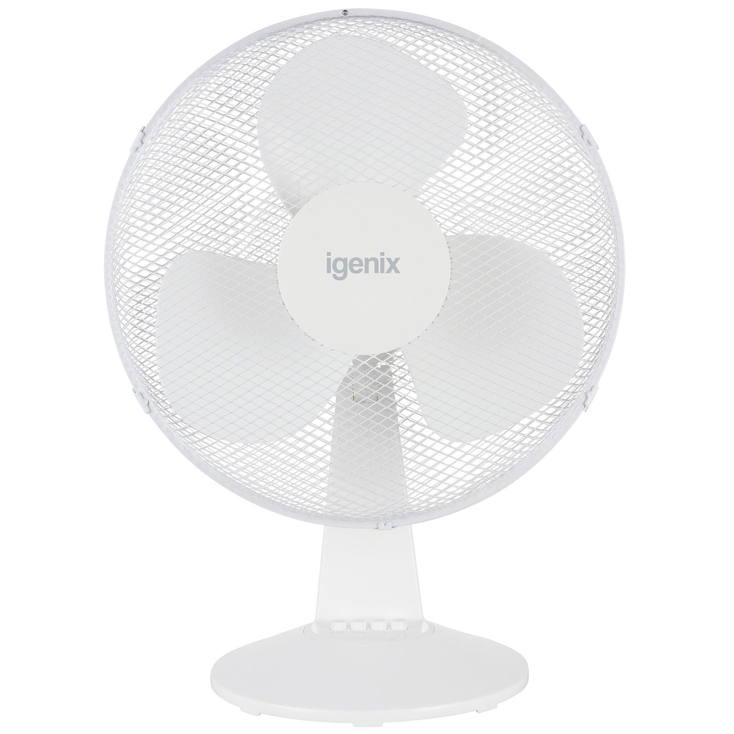 16 Inch Desk Fan, 3 Speeds, White