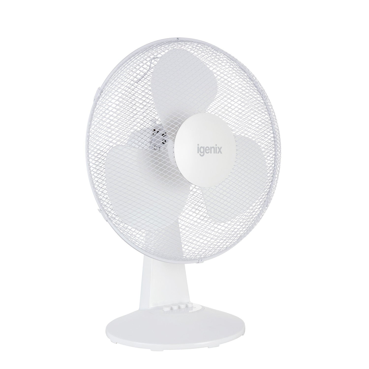 16 Inch Desk Fan, 3 Speeds, White