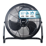 Air Circulator Floor Fan, 3 Speeds, 18 Inch, Black