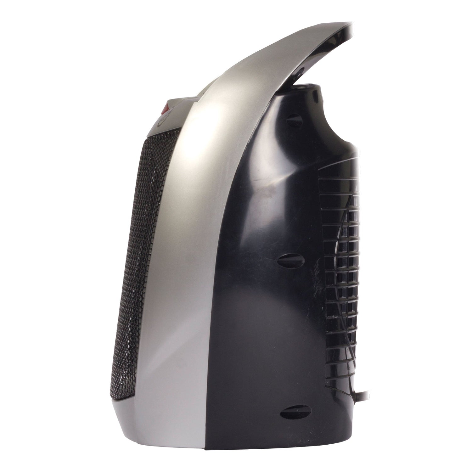 Ceramic Fan Heater, 2 Heat Settings, 1800W, Silver