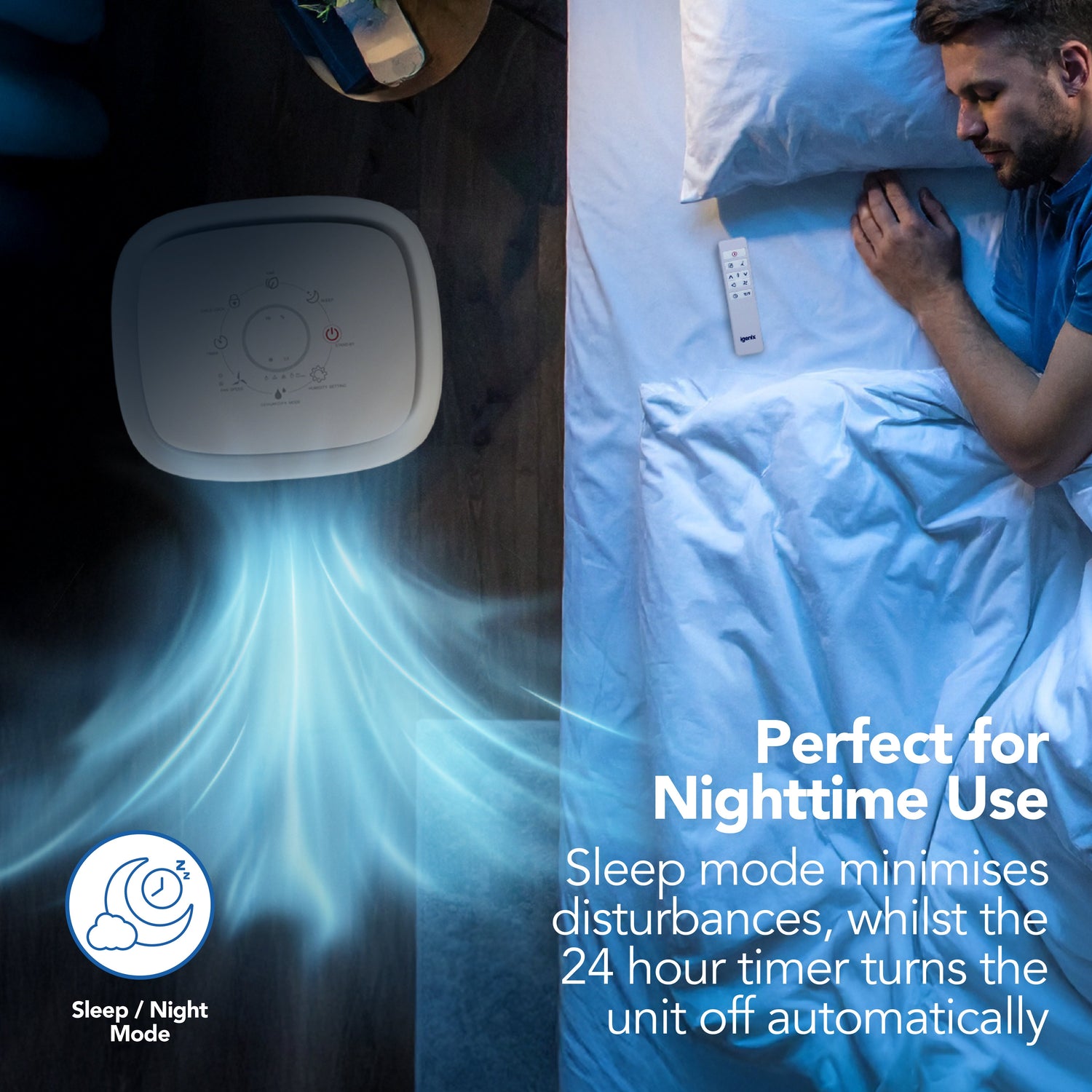 Portable Dehumidifier, Extracts 12 Litres per Day