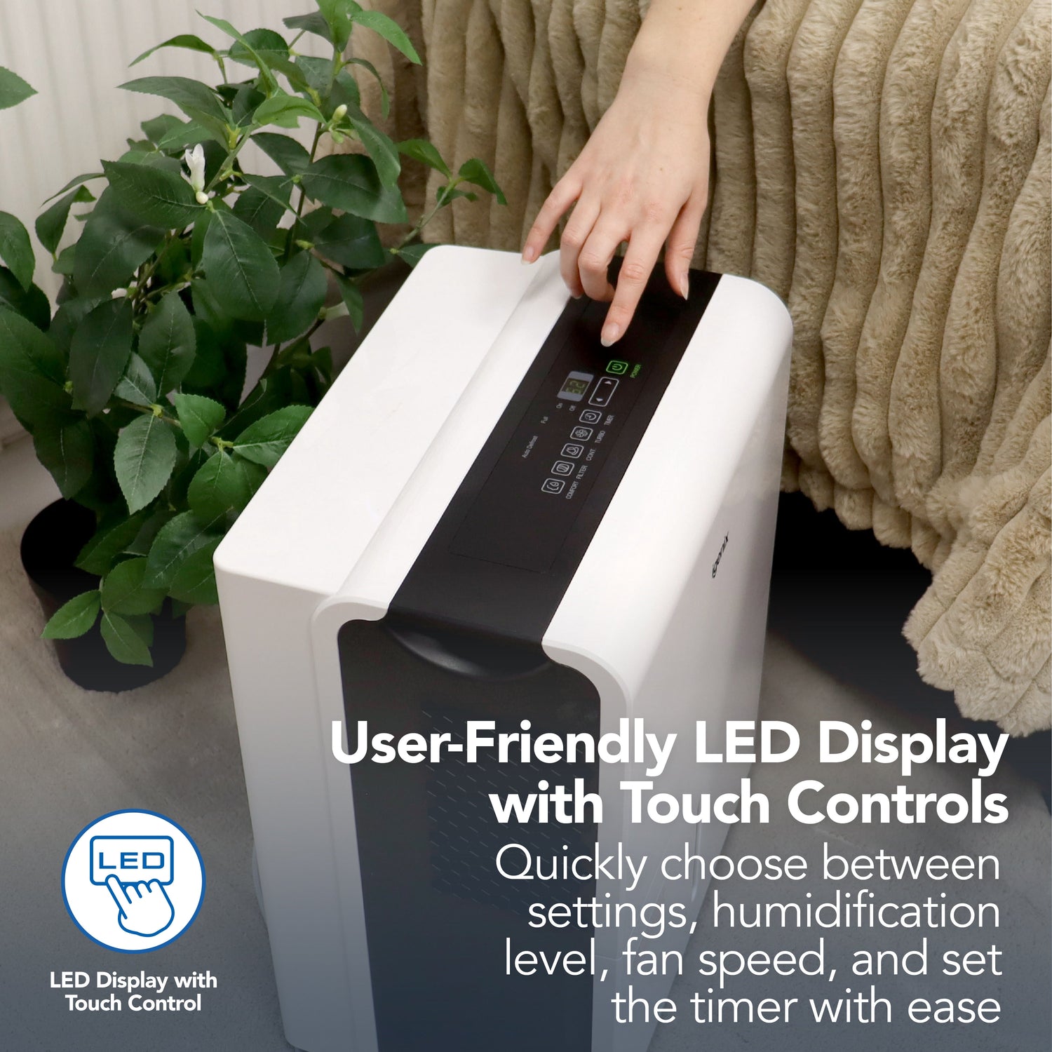 Portable Dehumidifier, Extracts 30 Litres per Day
