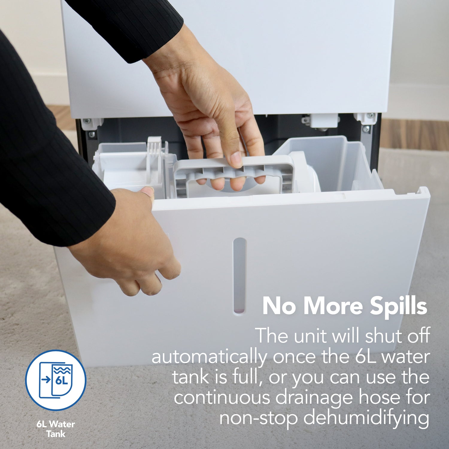 Portable Dehumidifier, Extracts 50 Litres per Day