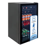 Under Counter Drinks Fridge, 98 Litre, Black