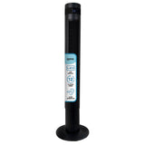 43 Inch Digital Tower Fan, 3 Speed Settings, Black