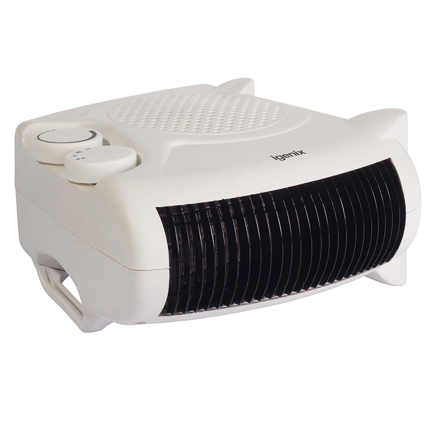 Igenix IGHF01914W Upright/Flat Fan Heater, 2 Heat Settings, 1800W/2000W, White