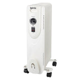 Igenix Digital Oil Filled Radiator, 1.5KW/1500W, Overheat Protection, White, IGHO02615W
