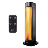 Oscillating Tower Heater With 3 Heat Settings, Black