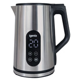 Igenix 3000W 1.5L Digital Jug Kettle, Stainless Steel