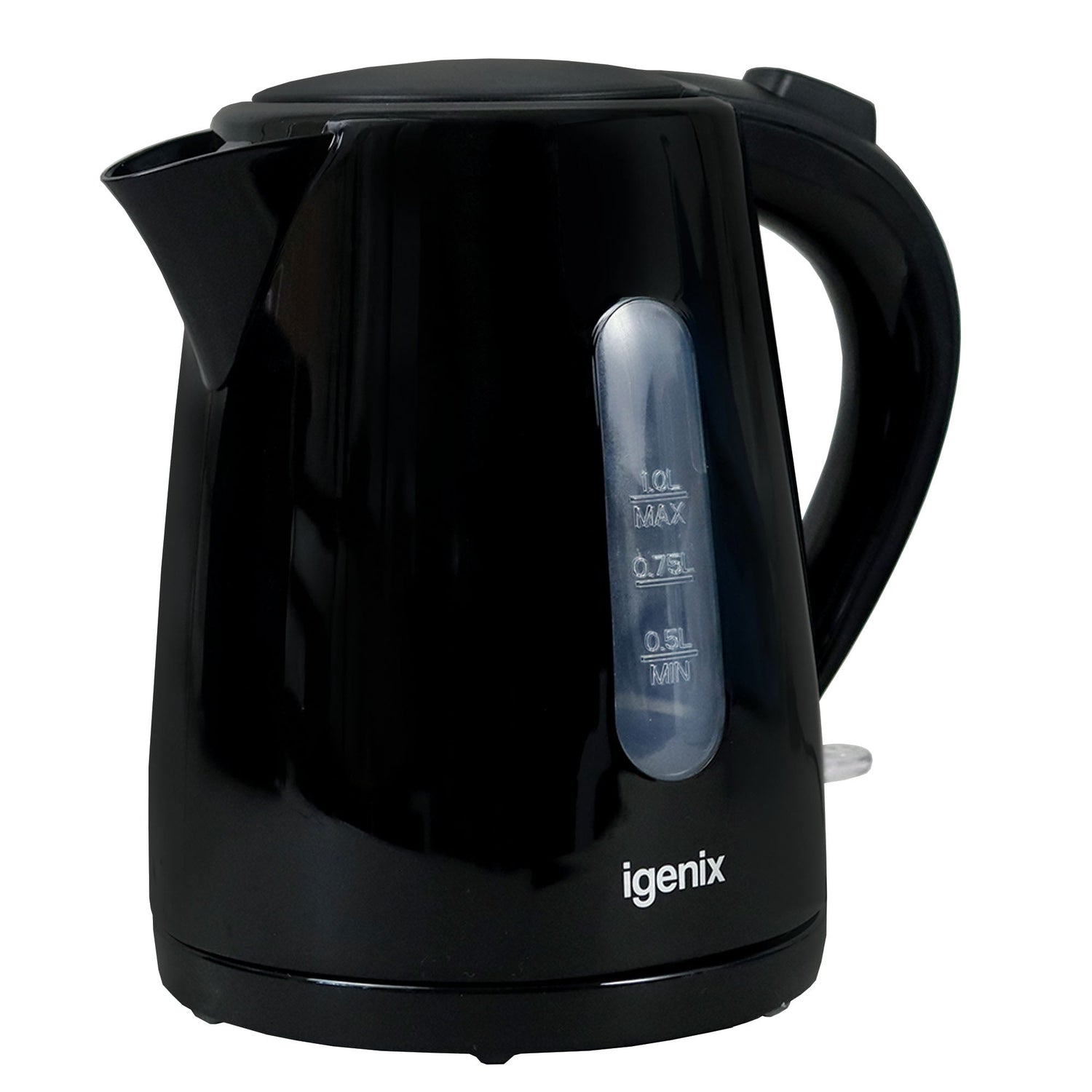 1 Litre Cordless Jug Kettle, 2200W, Black
