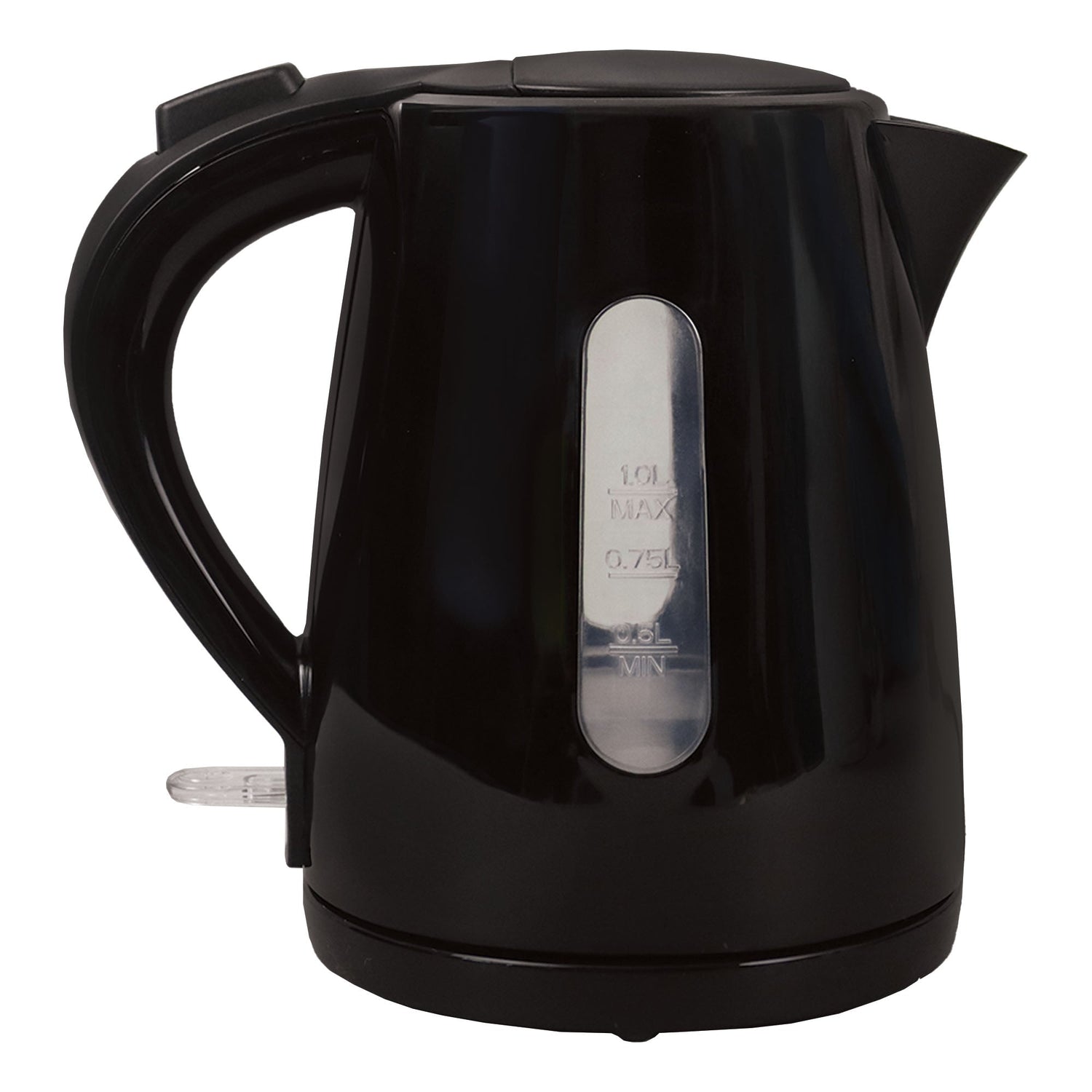 1 Litre Cordless Jug Kettle, 2200W, Black