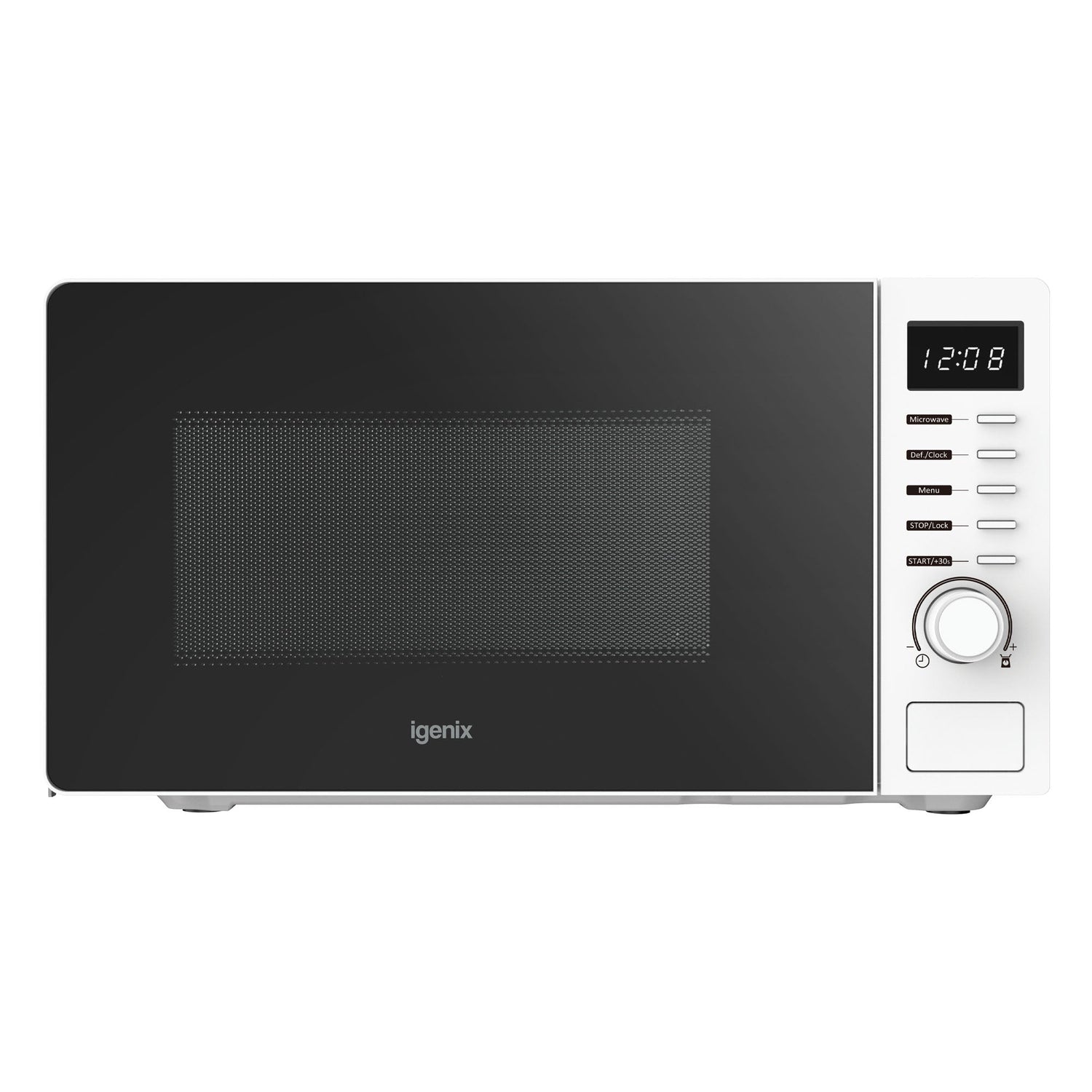 20L 700W Digital Microwave, 8 Functions, 5 Power Levels, Igenix IGMS02070W