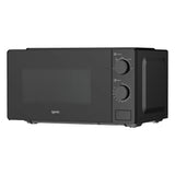 Manual Microwave, 700 W, 20 Litre, 35 Minute Timer, Black, Igenix IGMS02071B