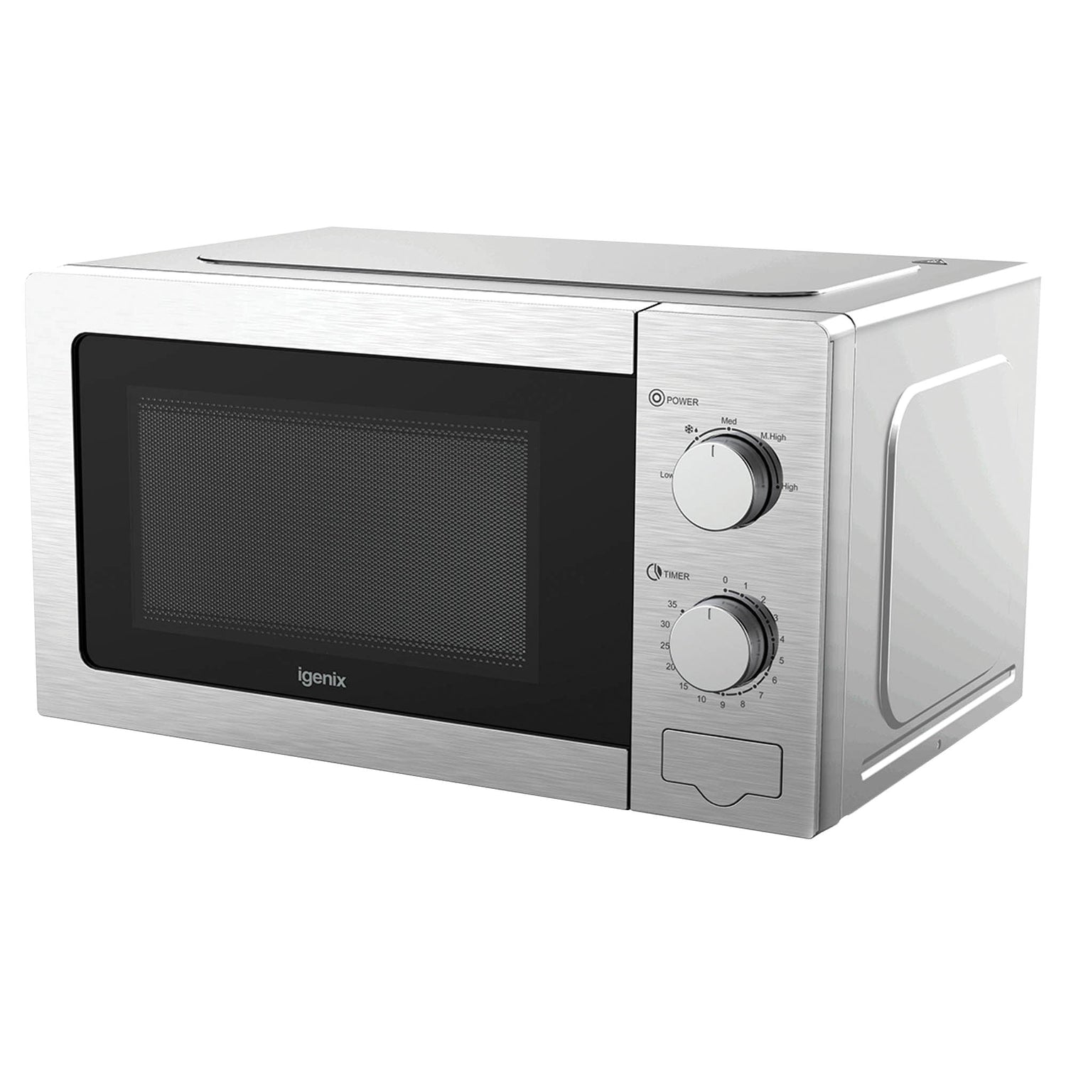 Manual Microwave, 20 Litre, 5 Power Settings, 800W, Stainless Steel, IGMS02081SS