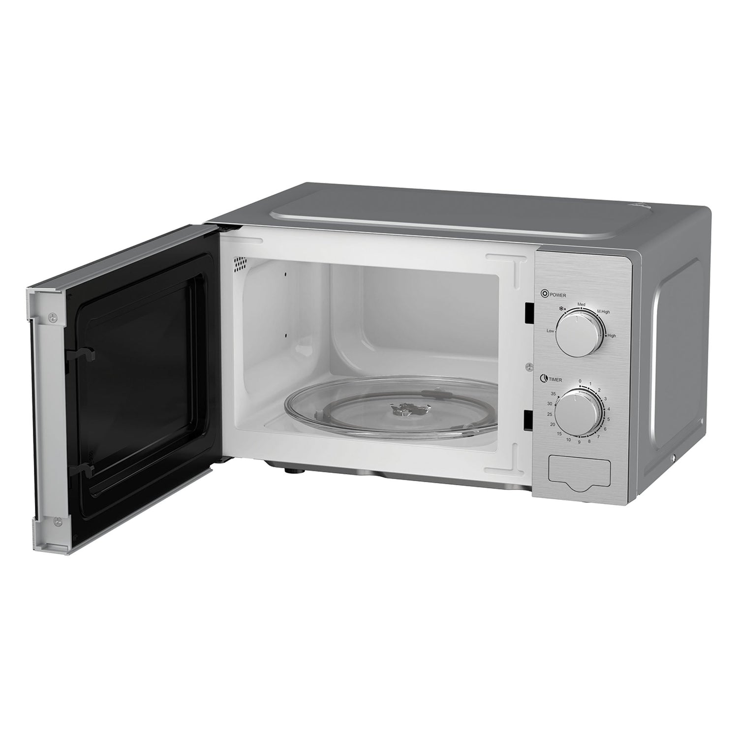 Manual Microwave, 20 Litre, 5 Power Settings, 800W, Stainless Steel, IGMS02081SS