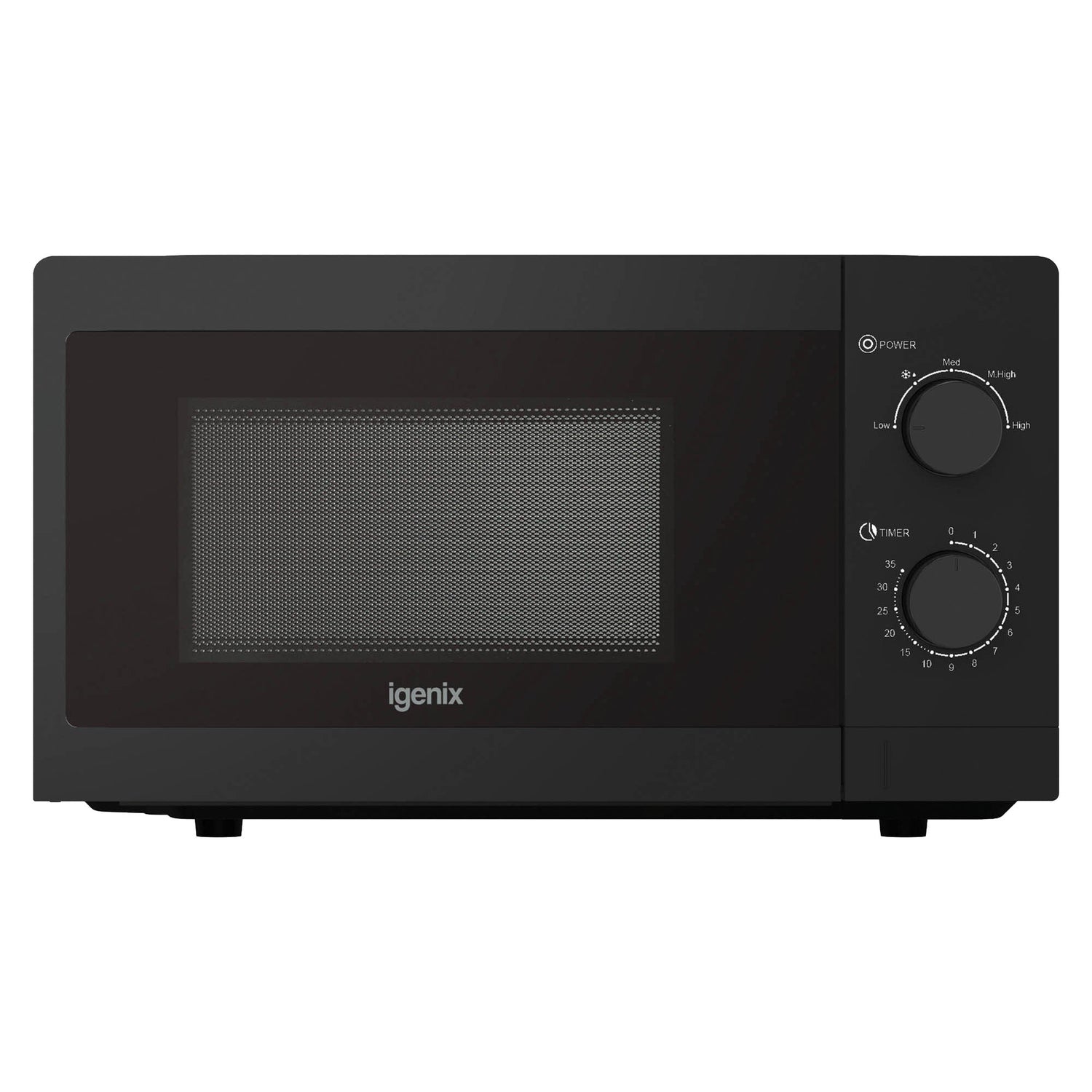 Manual Microwave, 20 Litre, 5 Power Settings, 800W, Black, IGMS08080B