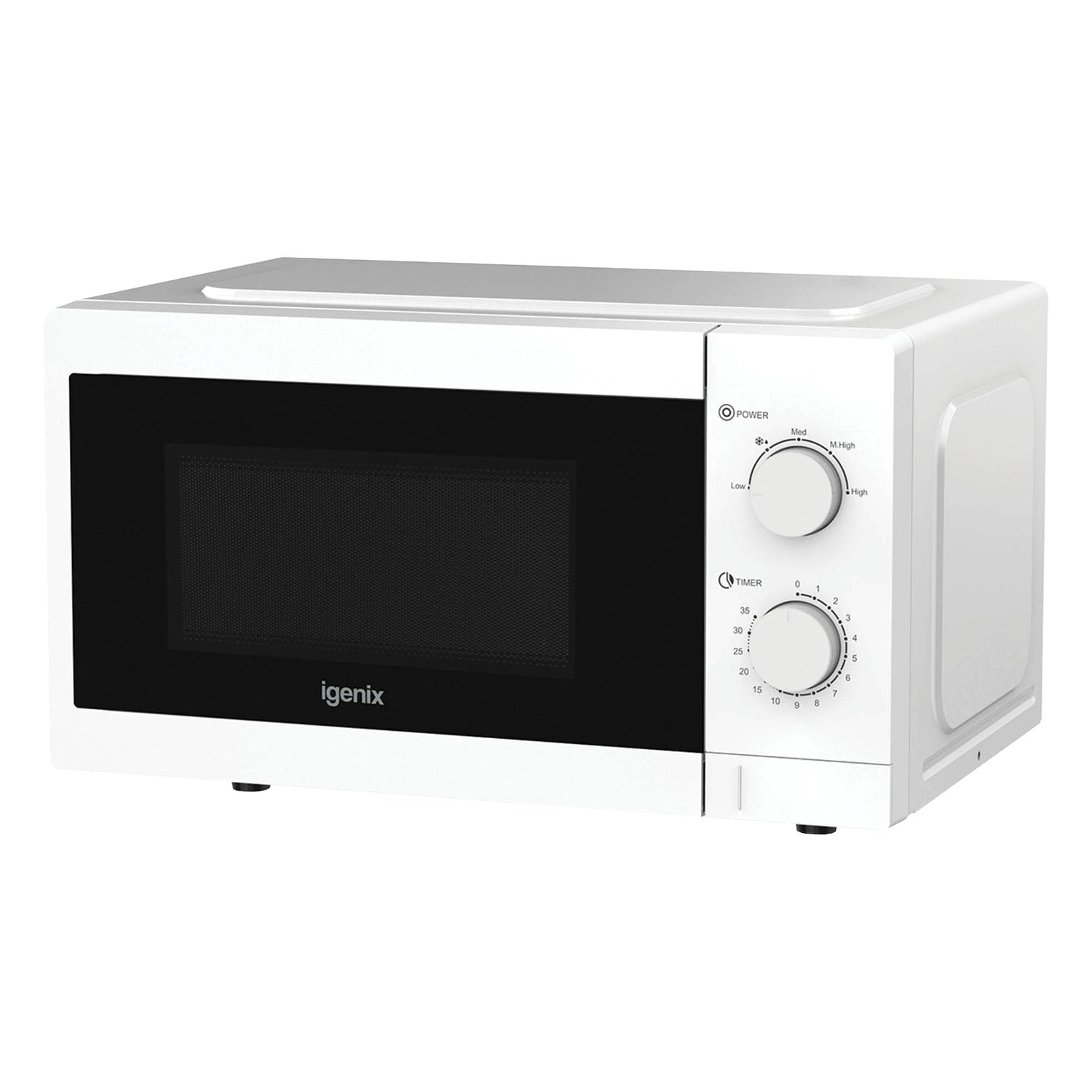 Manual Microwave, 20 Litre, 5 Power Settings, 800W, White, IGMS08080W