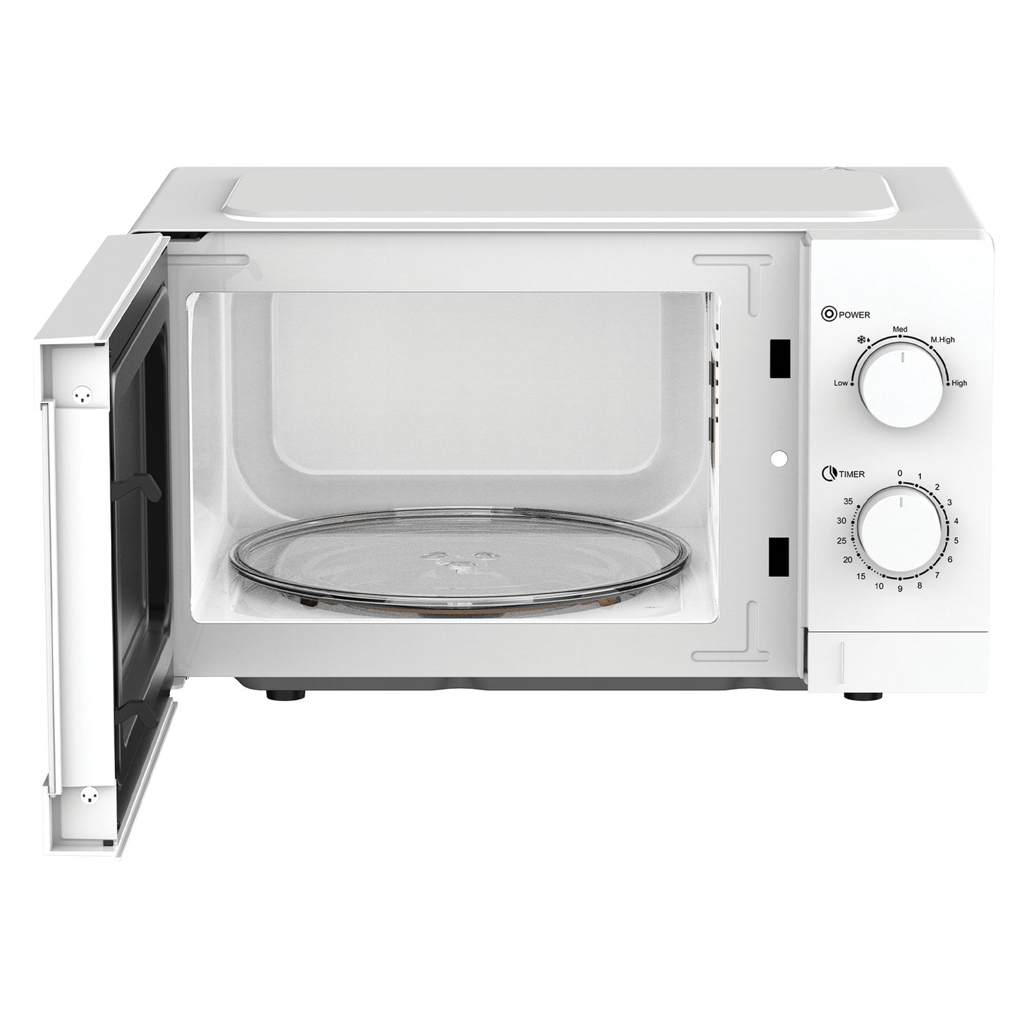 Manual Microwave, 20 Litre, 5 Power Settings, 800W, White, IGMS08080W