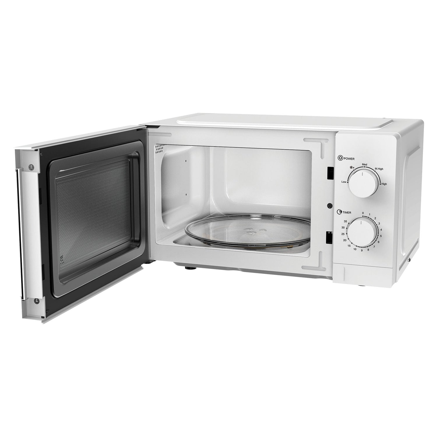 Manual Microwave, 20 Litre, 5 Power Settings, 800W, White, IGMS08080W