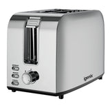 Igenix 750W 2 Slice Toaster, Stainless Steel