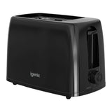2 Slice Toaster, 650W, 6 Browning Levels, Control Dial, Crumb Tray, Cord Storage
