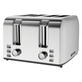 Igenix 1500W 4 Slice Toaster, Stainless Steel