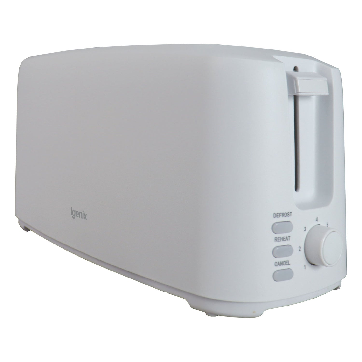 4 Slice Long Slot Toaster, IGT0420W, Matte White