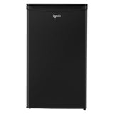 Under Counter Larder Fridge, 92 Litre, Reversible Door, Black